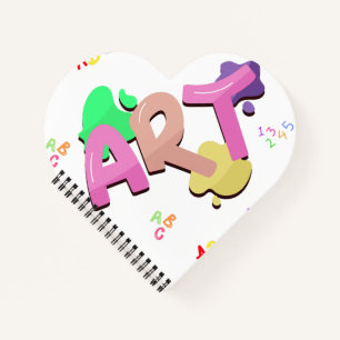 Carnet Conception artistique colorée de rentrée scolaire
