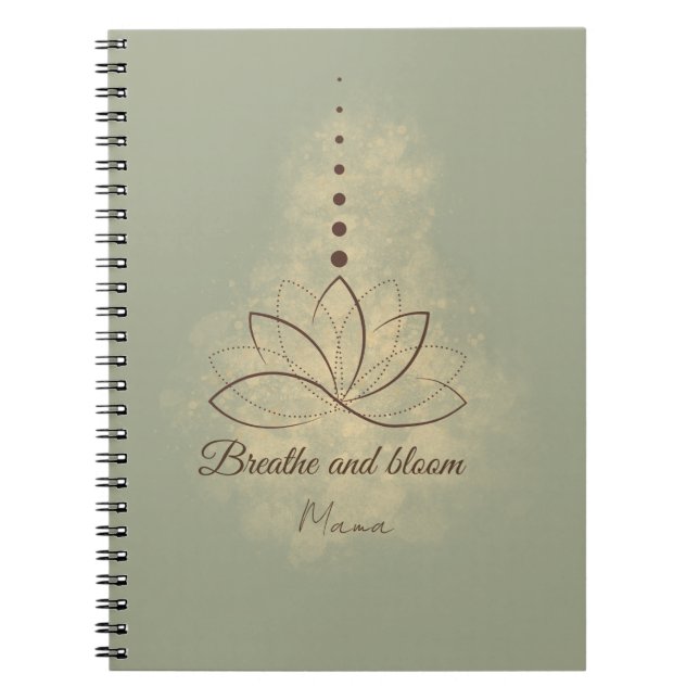 Carnet Conception Breathe and Bloom Mama Lotus (Devant)