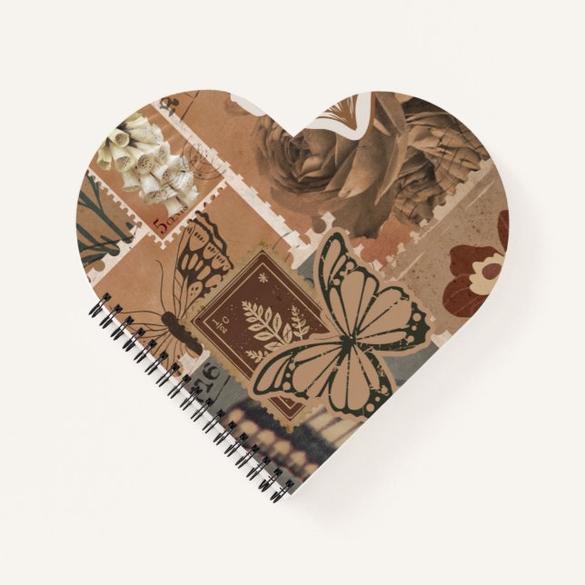 Carnet Conception Brown esthétique vintage (Devant)