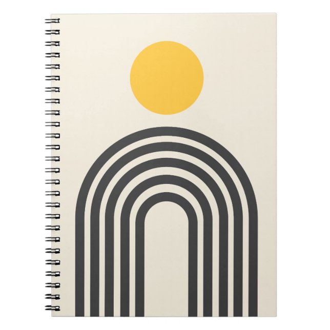 Carnet Conception d'arche et de soleil bohème (Devant)