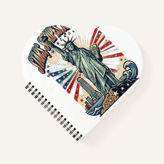 Carnet Conception d'art pour la liberté patriotique (Devant)