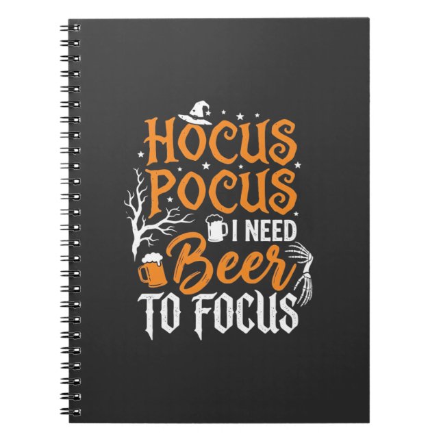Carnet Conception de bière Hocus Pocus Halloween_1 (Devant)