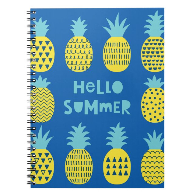 Carnet Conception de carte Vintage ananas amusante (Devant)