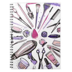 Carnet Conception de cercle de maquillage