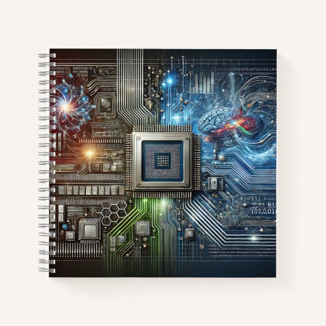 Carnet Conception de cerveau, de puce électronique et de  (Devant)