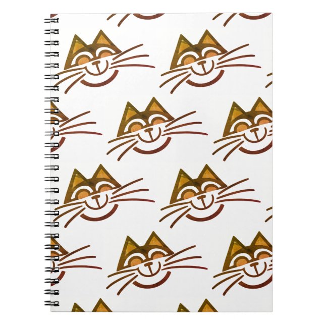 Carnet Conception de chat minimaliste (Devant)