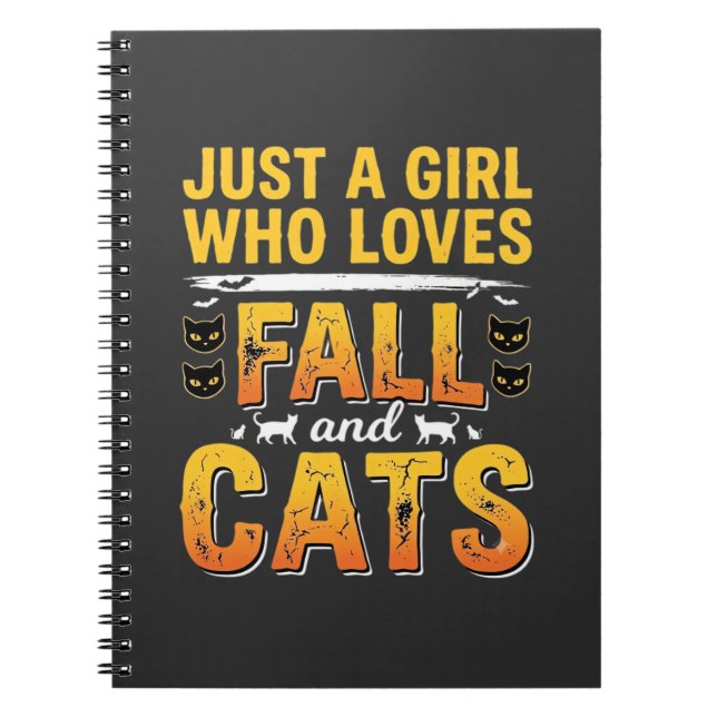 Carnet Conception de chats d'automne Halloween fille_1 (Devant)