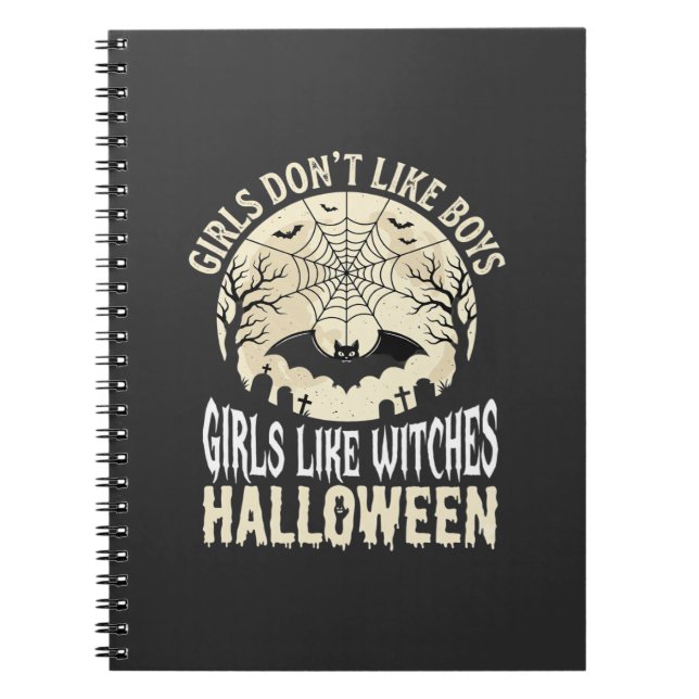 Carnet Conception de chauve-souris Halloween pour filles  (Devant)