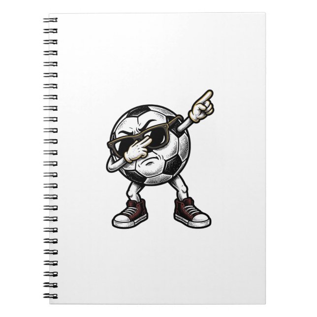 Carnet Conception de chemise de balle de football Dabbing (Devant)