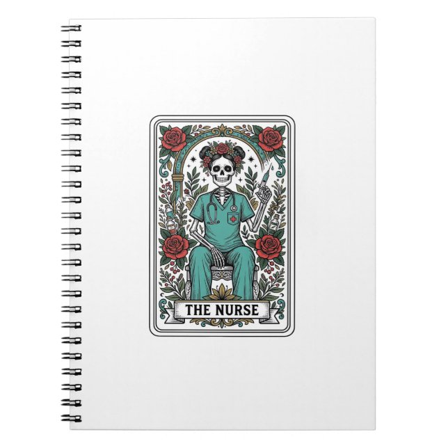 Carnet Conception de chemise de carte de tarot d'infirmiè (Devant)
