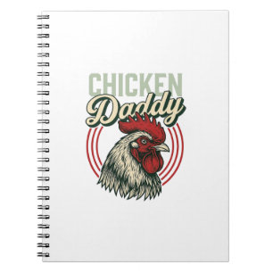 Carnet Conception de chemise de coq de papa de poulet vin