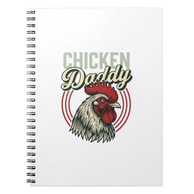 Carnet Conception de chemise de coq de papa de poulet vin (Devant)