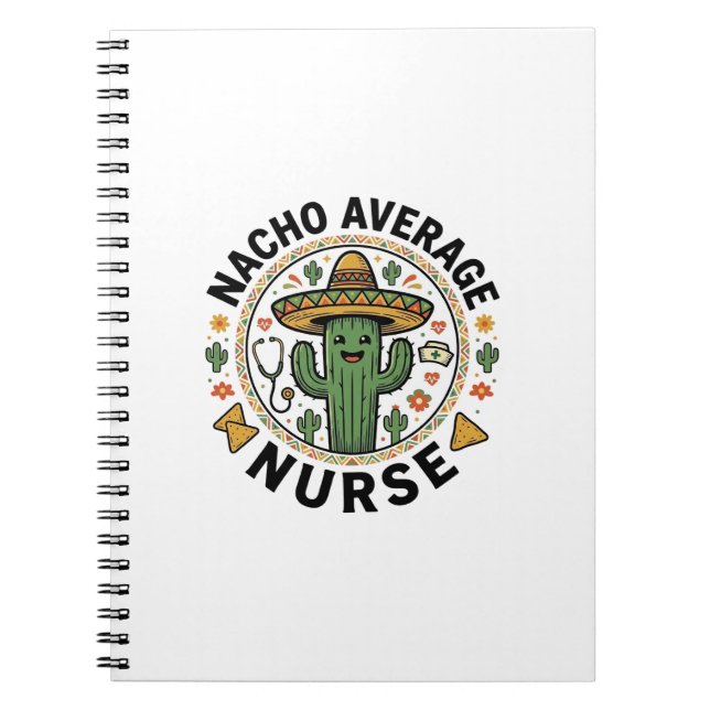 Carnet Conception de chemise de fête de cactus d'infirmiè (Devant)