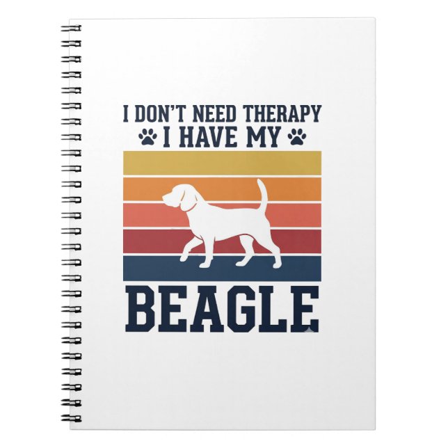 Carnet Conception de chemise de thérapie pour chien Beagl (Devant)