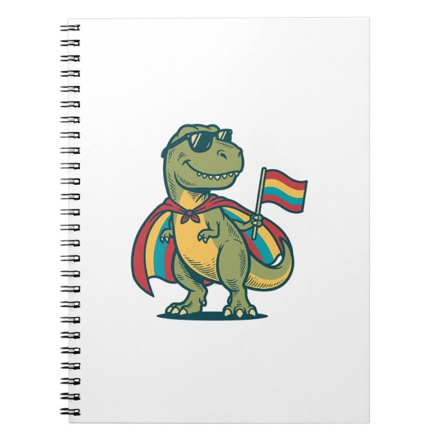 Carnet Conception de chemise vectorielle de dinosaure de  (Devant)