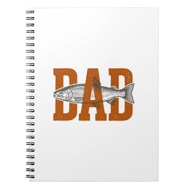Carnet Conception de chemise vectorielle de pêche de papa (Devant)
