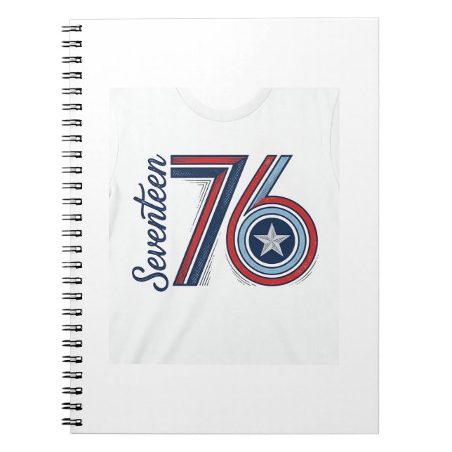 Carnet Conception de chemise vectorielle patriotique Vint (Devant)