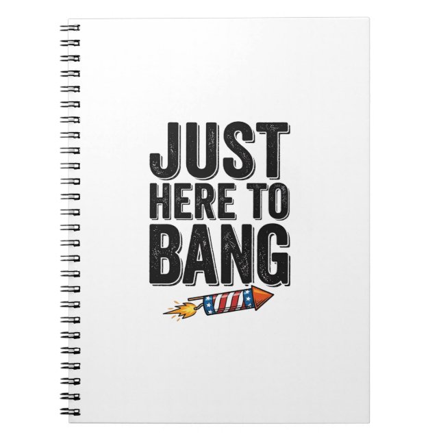 Carnet Conception de chemise vintage Funny Patriotic Fire (Devant)