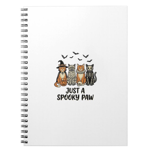 Carnet Conception de chemise vintage pour chats Halloween (Devant)