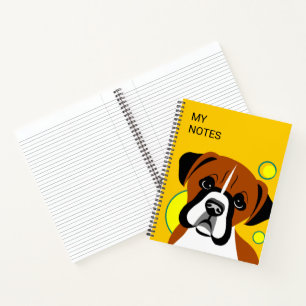 Carnet Conception de chien de boîte