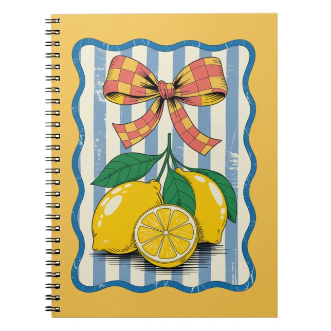 Carnet Conception de citron d'été (Devant)