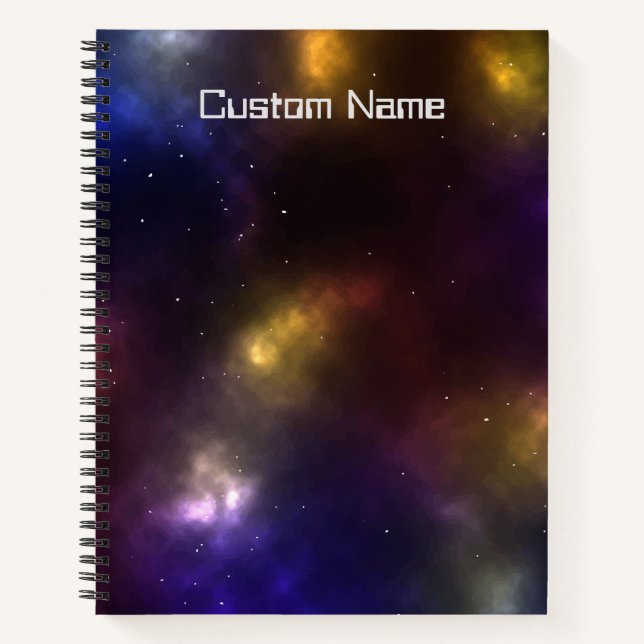 Carnet Conception de constellations de l'espace cosmique  (Devant)