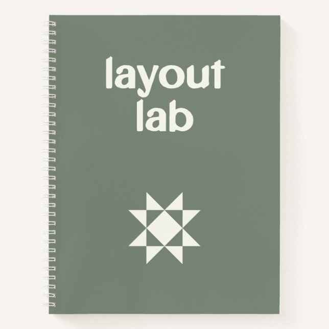 Carnet Conception de courtepointes et laboratoire d'agenc (Devant)