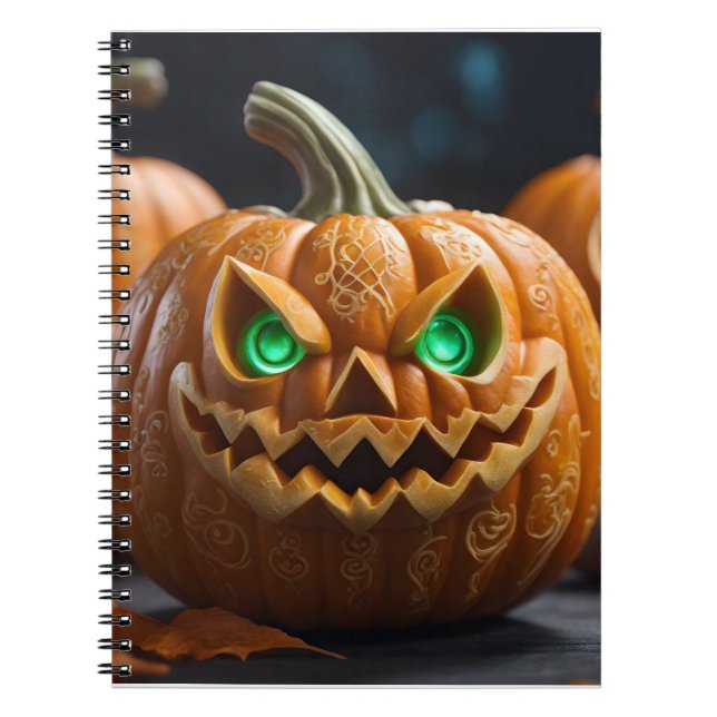 Carnet conception de décoration d'Halloween (Devant)