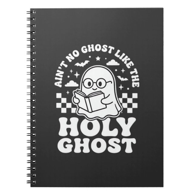 Carnet Conception de fantôme de Halloween rétro Saint-Esp (Devant)