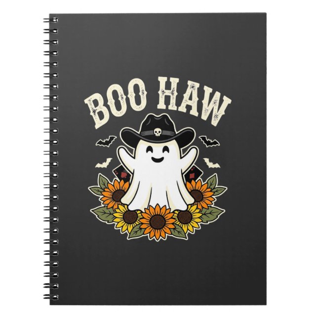Carnet Conception de fantôme Halloween occidental Bouh Ha (Devant)