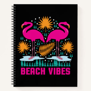 Carnet Conception de flamants roses de vibrations de plag