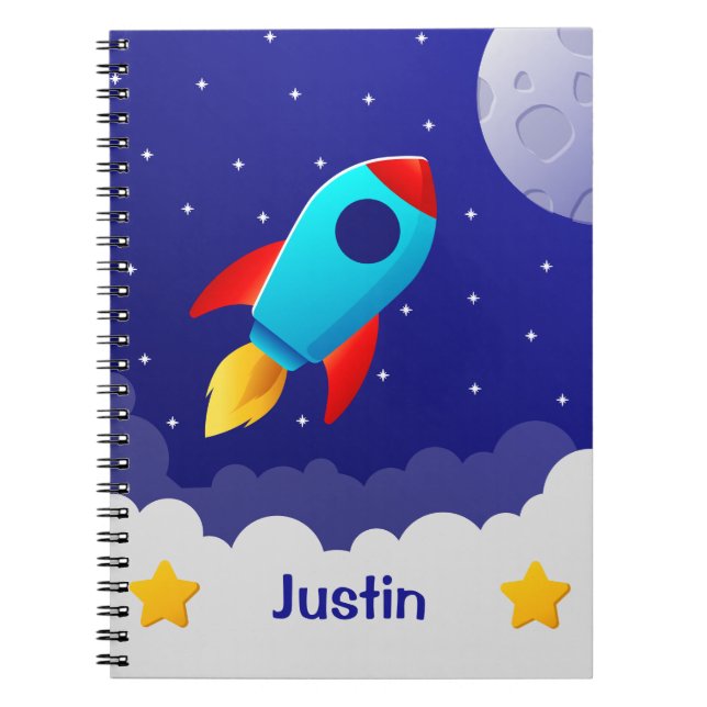 Carnet Conception de fusée d'aventure spatiale (Devant)