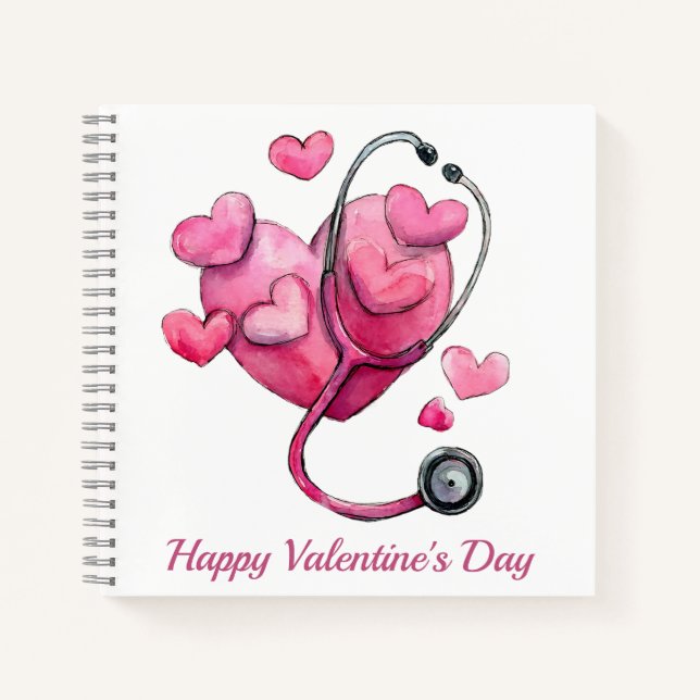 Carnet Conception de la Saint-Valentin pour guérir les cœ (Devant)