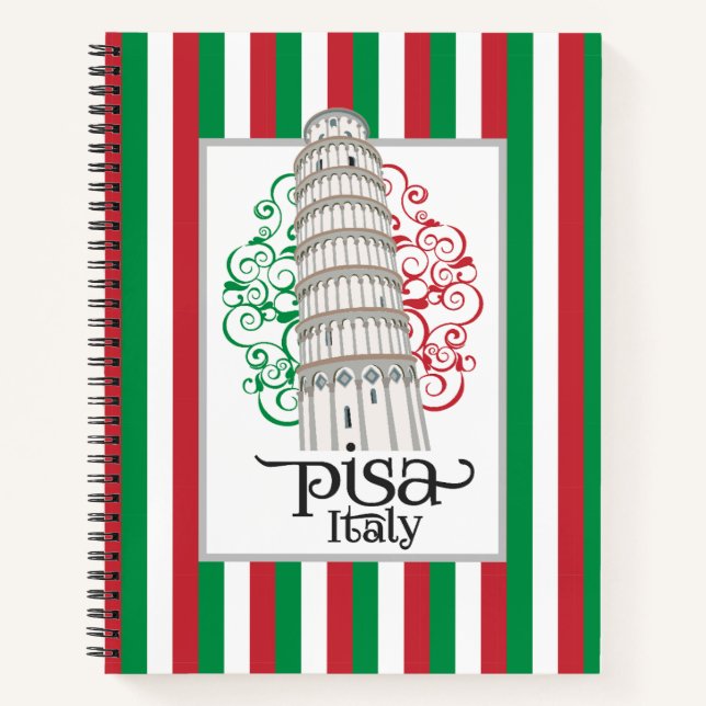 Carnet Conception de la tour penchée de Pise Italie (Devant)