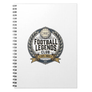Carnet Conception de maillot de football vintage Football