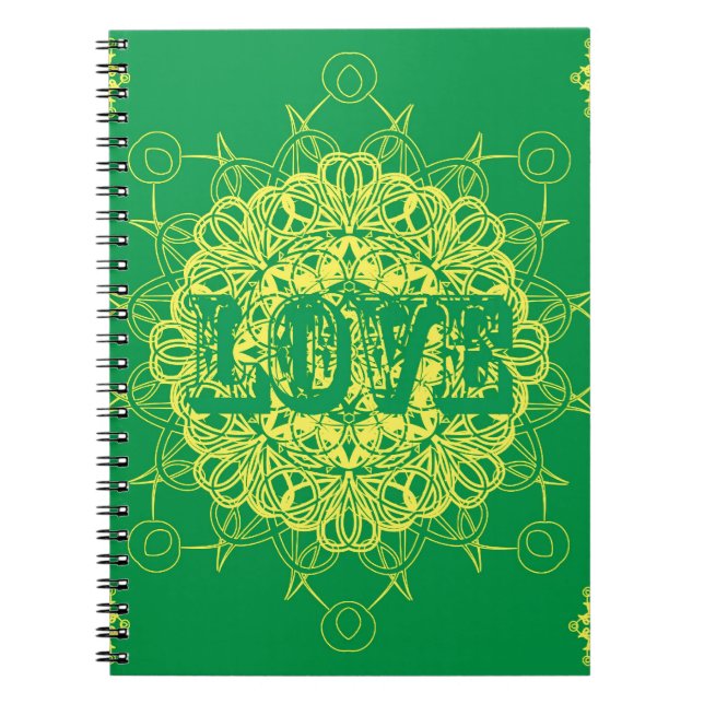 Carnet Conception de mandala d'amour (Devant)