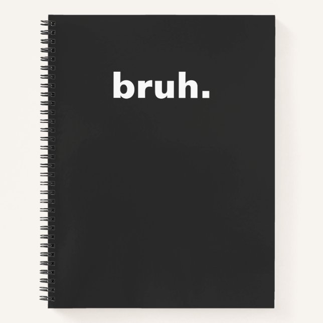 Carnet conception de minimalisme d'un mot (Devant)