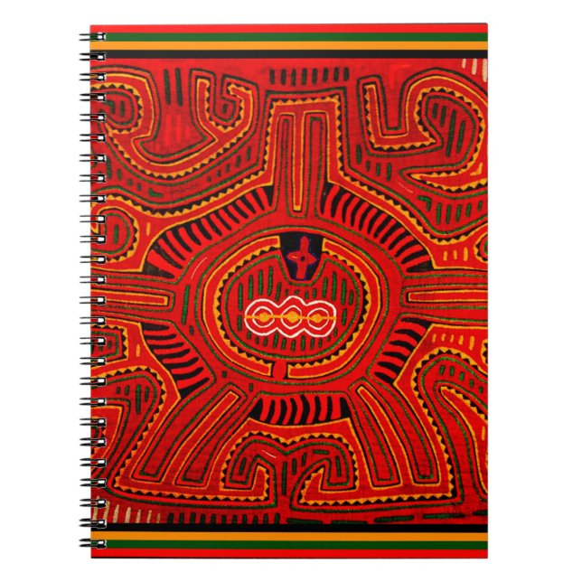 Carnet Conception de Mola par les Indiens San Blas (Devant)