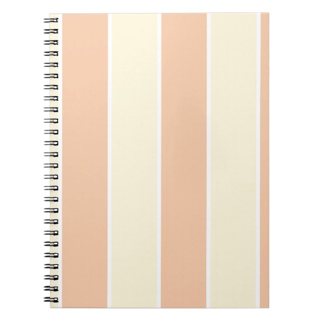 Carnet Conception de motif à rayures verticales de couleu (Devant)