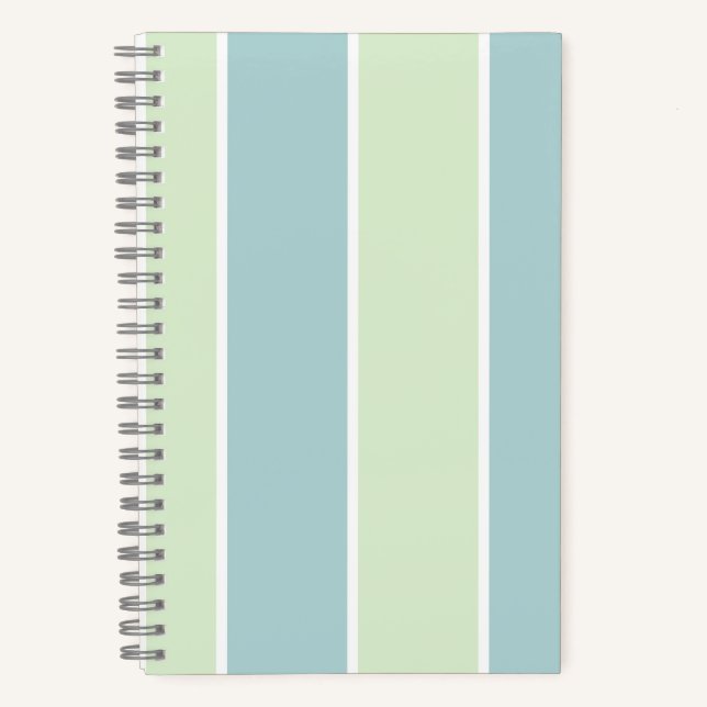 Carnet Conception de motif à rayures verticales de couleu (Recto)