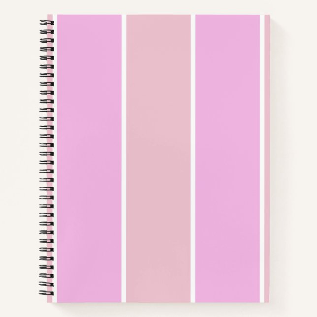 Carnet Conception de motif à rayures verticales de couleu (Devant)