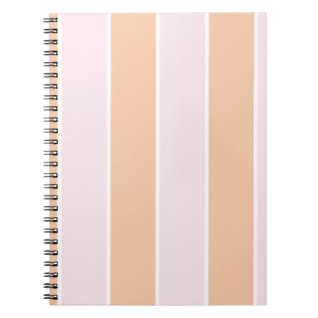 Carnet Conception de motif à rayures verticales de couleu (Devant)