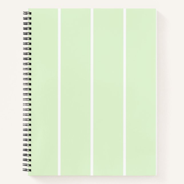 Carnet Conception de motif à rayures verticales de couleu (Devant)