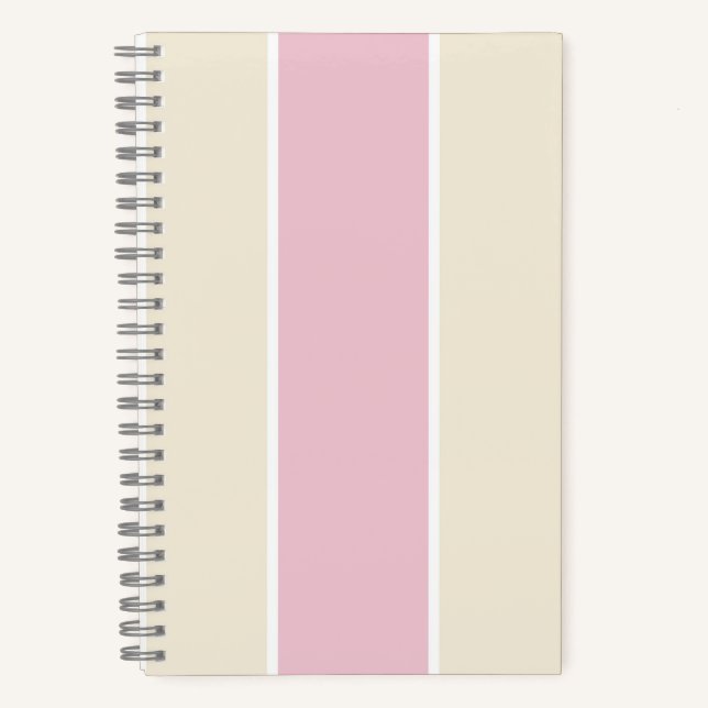 Carnet Conception de motif à rayures verticales de couleu (Recto)
