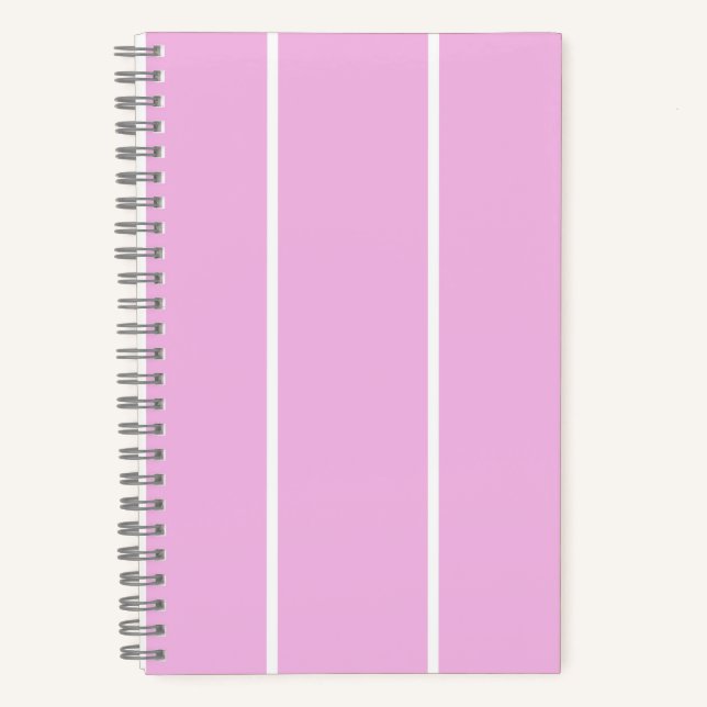 Carnet Conception de motif à rayures verticales de couleu (Recto)