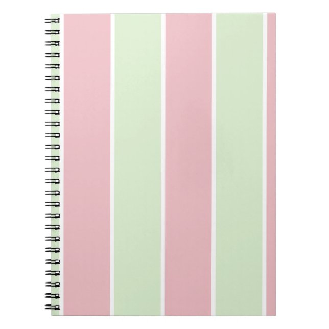 Carnet Conception de motif à rayures verticales de couleu (Devant)