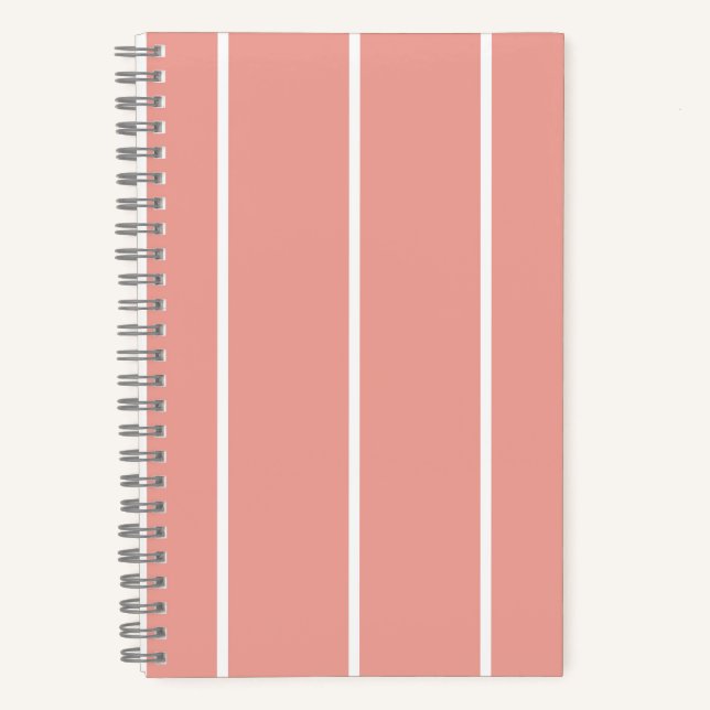 Carnet Conception de motif à rayures verticales de couleu (Recto)