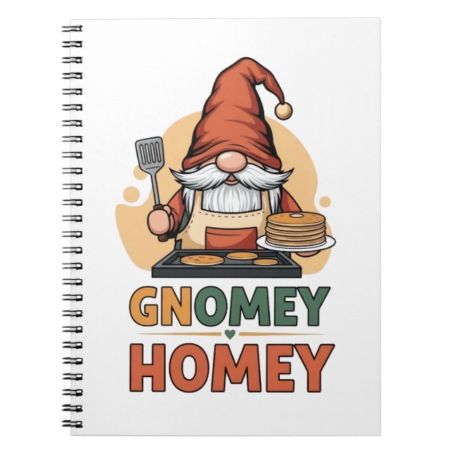 Carnet conception de pancakes Gnomey homey (Devant)