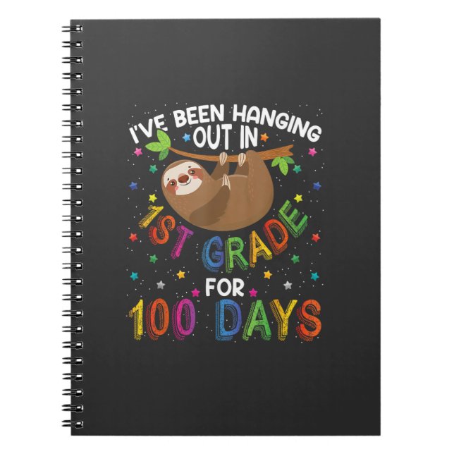 Carnet Conception de paresseux pour le 100e jour d'école  (Devant)