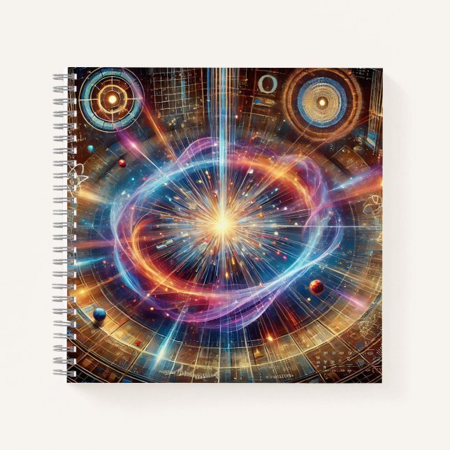 Carnet Conception de physique quantique à haute énergie (Devant)